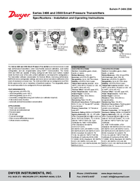 Thumbnail of document Manual - 3400 Smart Pressure Transmitter